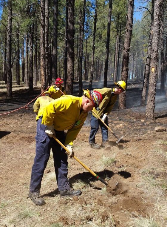 Maintaining the wild lands outside of a controlled burn